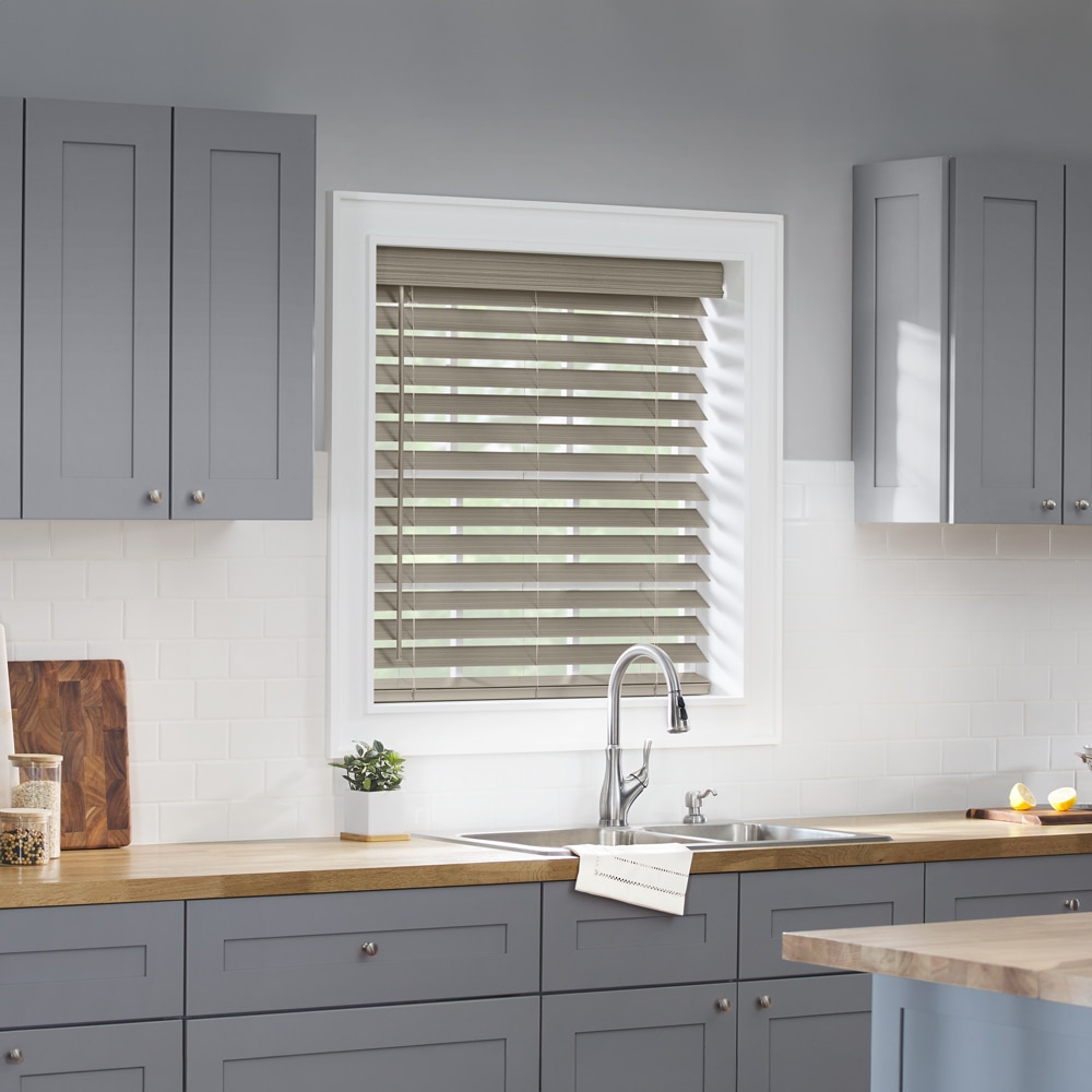 Classic Cordless 2 1/2 Inch Faux Wood Blinds